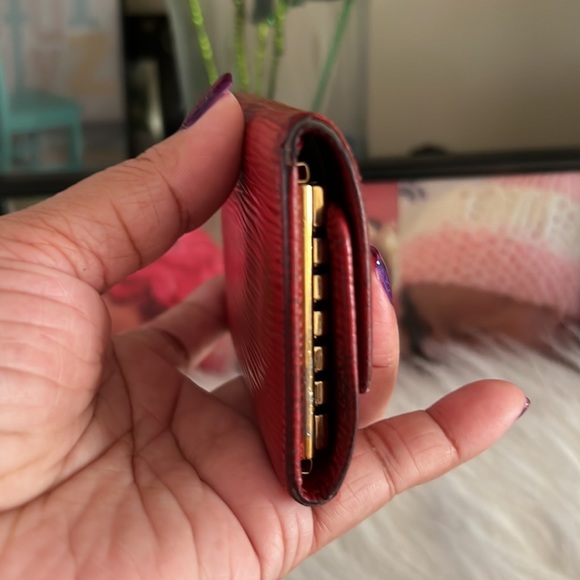Louis Vuitton Red Epi 6 keychain. Date Code CA022 - Picture 7 of 13